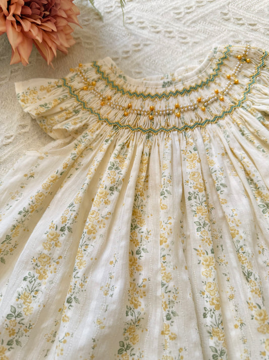 Buttercup Lane hand smocked & embroidered Kids dress