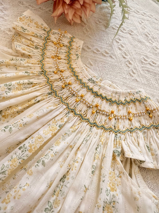 Buttercup Lane hand smocked & embroidered Kids dress